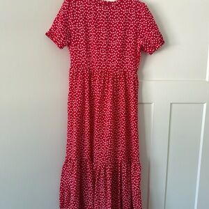 Red Polka Dot Women’s Dress